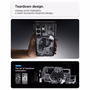 Spigen Ultra Hybrid Mag MagSafe Ümbris for Samsung Galaxy S26 Ultra Zero One - Clear must