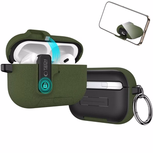 Tech-Protect Slim Hook Ümbris jaoks AirPods Pro 3 - Roheline