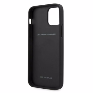 Ferrari FESAXHCP12LBK iPhone 12 Pro Max 6.7" must/must kõvakott On Track Carbon Stripe