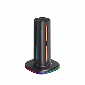 AmazingThing Thunder Pro PlayDock laadija Nintendo Switch 2 kontrolleritele - must