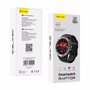 Blavec Smartwatch M-07 Raptor HD AMOLED häälkõne (SWM07-B) must