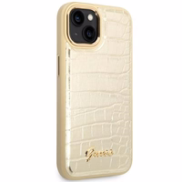 Guess GUHCP14MHGCRHD iPhone 14 Plus 6.7 "kuldne / kuldne hardcase Croco Collection