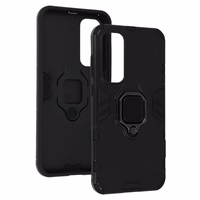 Ring Armor Ümbris jaoks Samsung Galaxy A35 Must