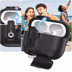 Tech-Protect Slim Hook Ümbris jaoks AirPods Pro 3 - Must