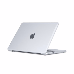 Tech-Protect SmartShell Ümbris jaoks MacBook Pro 14" M1 / M2 / M3 2021-2023 - läbipaistev