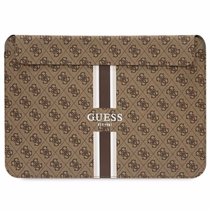 Guess 4G Printed Stripes cover jaoks a 14" laptop - brown