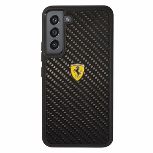 Ferrari FEHCS22MFCAK S22+ S906 чёрный/чёрный жёсткий чехол On Track Real Carbon