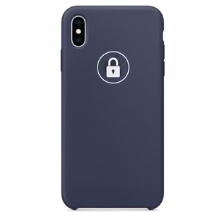 Telefoniümbris "Silicone Case" mudelile Apple iPhone Xs Max / Midnight Blue / pakendis