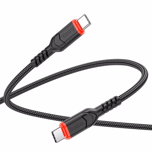 Кабель USB C to USB C Hoco 3A 60W 3 m X59 черный