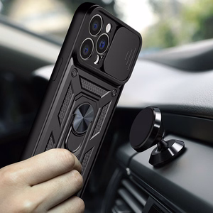 Hybrid Armor Camshield ümbris jaoks Realme 10 Pro+ armored cover with camera cover must