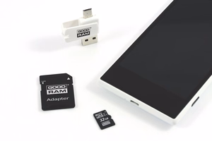 GOODRAM кардридер USB A + Micro USB ALL IN ONE M1A4 + карта памяти micro SD 32GB с адаптером SD