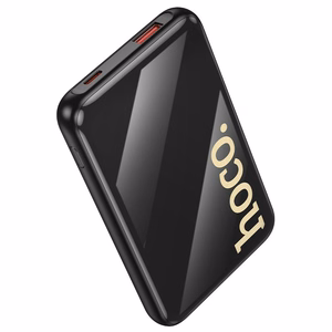 Akupank Hoco 10000 mAh QC PD 22,5W sisseehitatud kaablitega USB C + Lightning Q37 must