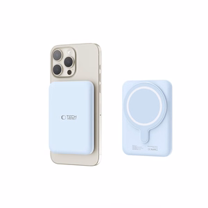 Tech-Protect LifeMag PB10 Powerbank with MagSafe 5000mAh 15W USB-C port - blue + USB-C cable