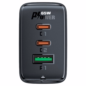 Acefast fast Laadija GaN (2x USB-C / USB-A) PPS / PD / QC4+ 65W valge (A41)