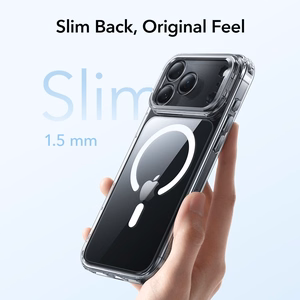 ESR Classic Hybrid Kickstand MagSafe Ümbris jaoks iPhone 17 Pro Max - Clear