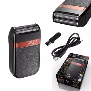 Adler AD 2923 – pöörlev elektripardel trimmeriga, kuni 45 min, NiMH, must