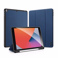 Dux Ducis Domo ümbris with flap and smart sleep jaoks iPad 7 / 8 / 9 10.2'' - sinine