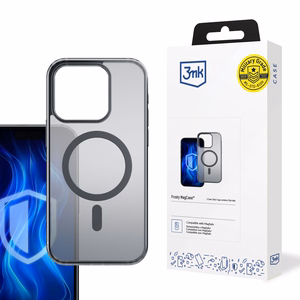 Ümbris 3mk Frosty MagCase Apple iPhone 16 Pro Max must