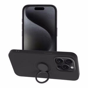 SILICONE RING ümbris jaoks IPHONE 15 Pro must