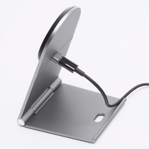 Juhtmevaba laadija Forcell F-Energy Flip Charge USB C Qi2 15W compatible with MagSafe hõbedane 0INT