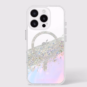 Case-Mate Karat Soap Bubble MagSafe ümbris seadmele iPhone 16 Pro, sillerdav