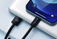 Blavec Kaabel Candy braided - USB to Type C - PD 60W 3A 3 metres Apple CarPlay/Android Auto (CCA-UC3B30) must