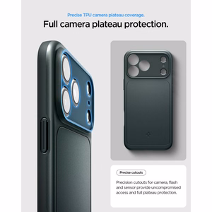 Spigen Thin Fit MagSafe ümbris iPhone 18 Pro / 17 Pro jaoks, roheline