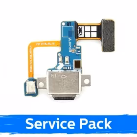 Charging Port Ühildub Samsung N960 Note 9 Koos Flex / Plata Original (Service Pack)