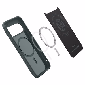 Spigen Liquid Air (Mag Fit) ümbris Google Pixel 11 Pro telefonile, roheline (Abyss Green)