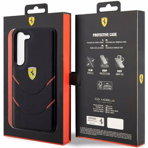 Ferrari FEHCS23MPBAK S23+ S916 чёрный/чёрный жёсткий чехол Hot Stamp Lines