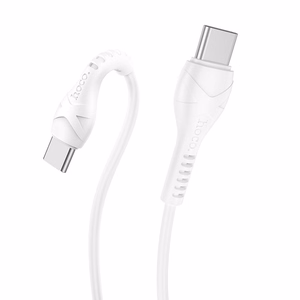 Kaabel USB C to USB C Hoco PD 60W 1 m X37 valge
