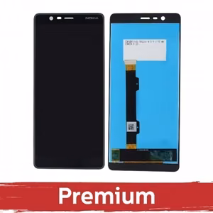 LCD ekraan ühilduv Nokia 5.1 (Nokia 5 2018) must OEM