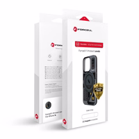 Ümbris jaoks Samsung S25 Forcell F-Protect Levels Dual Layer 4D technology compatible with Magsafe Military Drop-Test cyber hall