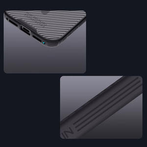 Nillkin CamShield Pro MagSafe Compatible Ümbris jaoks iPhone 17 Pro Max - Läbipaistev Must