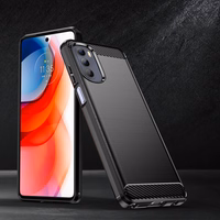 Carbon Case paindlik kate Motorola Moto G Stylus 2022 mustale