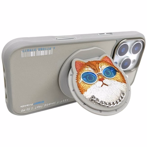 Nimmy Glasses Cool Cat MagSafe Ümbris jaoks iPhone 16 Pro Max - Hall