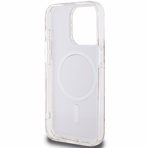 Guess IML GCube MagSafe чехол для iPhone 15 Pro Max - коричневый