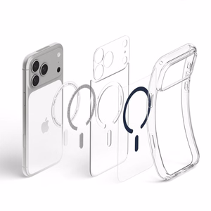 Spigen Ultra Hybrid MagSafe ümbris iPhone 18 Pro Max / 17 Pro Max jaoks, läbipaistev tumesinine