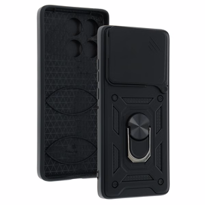 Slide Camera Armor Ümbris jaoks Motorola Edge 60 5G Must
