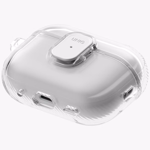 Uniq Glase Pro Ümbris jaoks AirPods Pro 3 Lock Ümbris - Läbipaistev