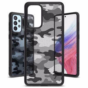 Ringke Fusion Matte tpu korpus koos raamiga Samsung Galaxy A73 jaoks must