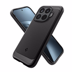 Spigen Rugged Armor ümbris Xiaomi 17T Pro jaoks, mattmust