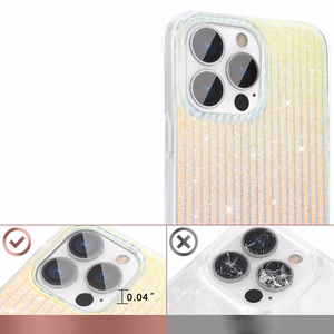 Kingxbar Travel Series luksuslik ja elegantne ümbris iPhone 13 Pro sini-oranž (Clouds)