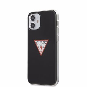 Guess GUHCP12SPCUCTLBK iPhone 12 mini 5.4" чёрный/чёрный жёсткий чехол Triangle Collection