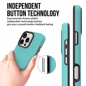 Чехол Perfectionists Triangle Mag для iPhone 17 зелёный
