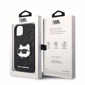 Karl Lagerfeld KLHCP14MG2CPK iPhone 14 Plus 6.7" must/must hardcase Glitter Choupette Patch