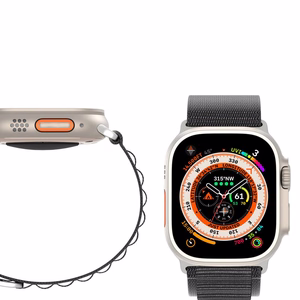 DUX DUCIS strap GS nylon jaoks Apple Watch 42 / 44 / 45 / 49 mm must