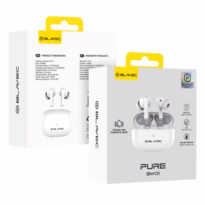 Наушники Blavec Bluetooth TWS BW-01 Pure (BW01-W) белые