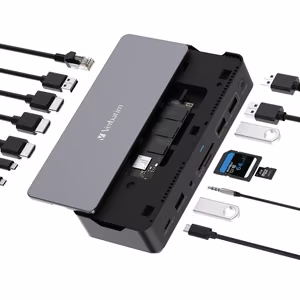 VERBATIM USB-C Pro dokijaam 15 pordiga