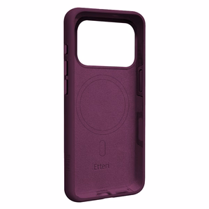 Etteri Silicone Mag ümbris iPhone 17 Pro Max / 18 Pro Max 6,9 tolli jaoks, tume kirsipunane